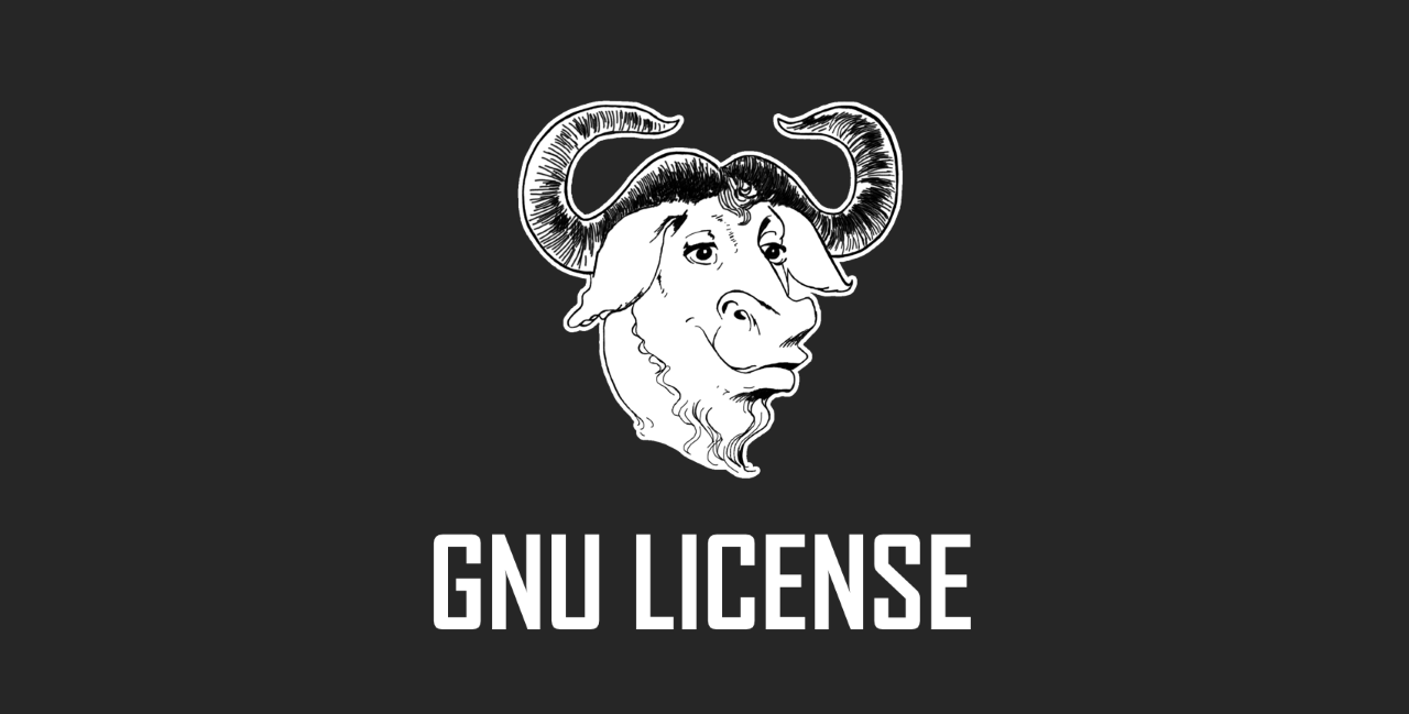 GNU ライセンスのイメージ